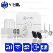 4G Home Security Alarm WIFI Security System Camera PIR Window Door Sensor