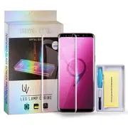 [1 PACK] For Samsung Galaxy S9 UV Liquid Gel Tempered Glass Screen Protector Guard (Clear)
