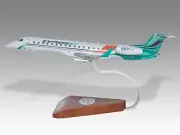Embraer ERJ-145XR ExpressJet Desk Wood Airplane New Model Large Scale 1/72