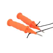 (Black Rope)2Pcs Winter Ice Picks Ice Fishing Safety Picks With Emergency NEW