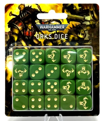 Warhammer 40k: Space Orks - Orks Dice NEW SEALED GAMES WORKSHOP