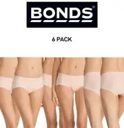 Bonds Womens Cottontails Midi Comfortable Supple Cotton Brief 6 Pack W1759O