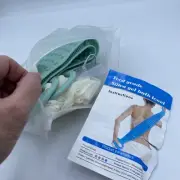 Food Grade Silicone Gel Green Bath Towel (NEW)