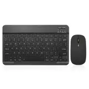 10-Inch Bluetooth Keyboard with Battery-Powered Mouse Ultra-Thin Wireless1596