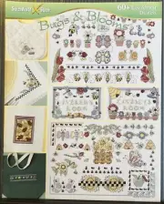StitchWorld Bugs & Blooms 60 Designs Cross Stitch Leaflet Full Color Charts