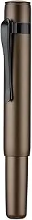 Hongdian M2 Black Forest Mini Rollerball Pen, Fine Point 0.5mm, Sleek Aluminium Pocket Pen with Black Ink Refill, Ideal for Travel & Signature (Caramel Brown)