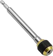 YUENTOEN 1/4 Inch Hex Shank Self-locking Drill Bit Holder Drill Bit Extension, Chuck Adapter Connector for Power Drill Tool, 150mm Length