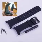 Black Rubber Watch Strap Band Wristband fit for Suunto Core SS014993000 sw