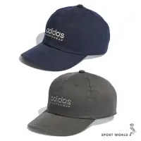 在飛比找Yahoo!奇摩拍賣優惠-Adidas 帽子 老帽 單寧帽 刺繡Logo 藍/灰【運動