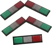 Pcs Plastic Reflective Signs Bike Reflectors Spoke Reflectors for Bicycles Easy to Install Reflective Sheet Enhance Visibility Bike Supply