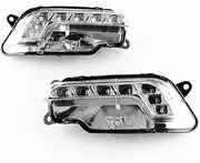 LED DRL Daytime Running Light Front Fog Lamps Accessorie Compatible With MERCEDES Benz W212 E350 E550 2010 2011 2012 2013 2014 2015 2016