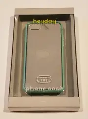 iPhone 8/7/6 Hard Case Cover Heyday- Teal And Clear *NEW*