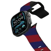 Apple Watch Ultra, Ultra 2 (49mm) Impact Band IVY Redand Blue Stripe