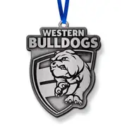Western Bulldogs AFL Metal Christmas Tree Ornament Decoration