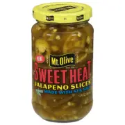 2 Mt. Olive Sweet Heat Jalapenos Slices 2 Bottles