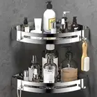 Shower Caddy Corner, Shower Shelf No Drilling with Stickers Wall Mounted Adhe...