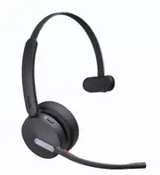 Yealink WH64 Hybrid Mono UC DECT Wireless Headset, DECT & Bluetooth Hybrid Wireless Technology, 3-Mic Noise Cancellation,UC Certified, Plug & Play