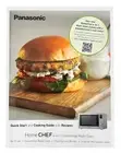 Panasonic HomeChef 4-in-1 Microwave Oven Quick Start & Cooking Guide Recipe Book