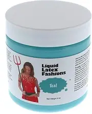 Liquid Latex Body Paint Teal 4oz Ammonia Free Fashions