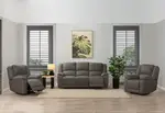 RODDICK FABRIC 3 Seater with Electric Recliners