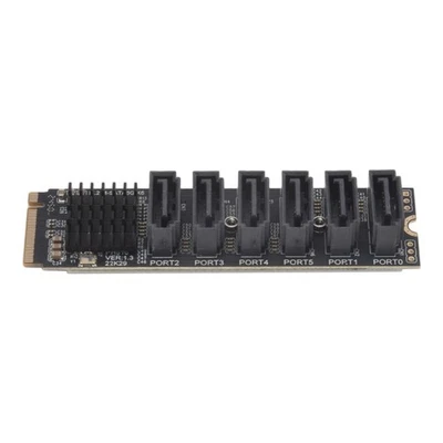 M.2 NVME PCI-E PCIE X4 X8 X16 to 6 Port 3.0 Adapter Card Riser ASM11664497