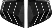 Side Window Louvers Spare Parts Replaces Sunshade Cover Air Vent Louvers Compatible For Kia Stinger 2018-2022(Gloss Black)