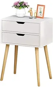 Wooden Bedside Table Drawers Nightstand Unit Cabinet Storage Bedside Table