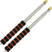 Auto-plaza Pair of 9.84FT Telescopic Flag Pole EXTENDABLE Portable Handheld WINDSOCK Pointer (3 Meters)