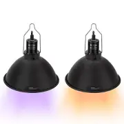 Reptile Light Fixture 8.5-Inch Reptile Heat Lamp Max 150W Reptile Tank Lighti...