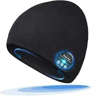 [MYMM] Bluetooth Beanie Hat, Wireless Headphone for Outdoor Sports, Ideal Gifts for Men Women (Dark Gray)