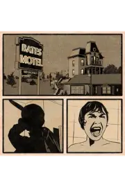 Psycho Bates Motel by Jerome Caskets Movie Poster Print Mondo Art MINT