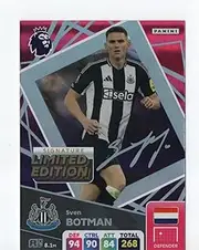 Panini Premier League 2024 2025 Sven Botman Signature Limited Edition Trading Card