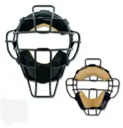 CHAMPRO MAGNESIUM SUPER-LITE UMPIRE MASK LEATHER BIOFRESH PAD SYSTEM NEW