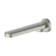 Greens Tapware Bathroom Swivel Bath Spout 210mm Astro II Brushed Nickel 2177711