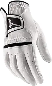 Mizuno Mens Comp FlexMesh Breathable Right Hand Leather Palm Golf Glove