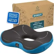 Donut Pillow for Tailbone Pain Relief Memory Foam SEAT Cushion Orthopedic