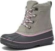 [Lands' End] Wynn Snow Boots for Kids - Insulated Waterproof Winter Snow Duck Boots for Boys and Girls - Little Kid and Big Kid Size 1 to 7 - Boys and Girls Snow Boots