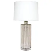 Serena Mercury Table Lamp with White Shade