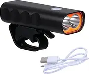 Gatuida USB Rechargeable Bike Light Rainproof Front Lamp with Multiple Lighting Modes for Safe Night Riding Lightweight and Portable Cycling Accessory