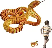 Printed Animal Snake,Stress Toys Snake Toys - Desk Decor Stress Relief Toy, Articulated Printed Toys, Collectible Figurines Prank Props for Kids Adults