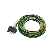 Wesbar Trailer Wiring Connector 5-Way Flat Trailer End 35 ft Length Wire