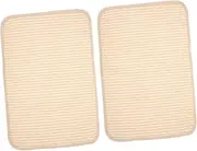 COMPUKAS 2Pcs Washable Reusable Dog Pee Pads Pet Toilet Mat for Puppy Training Material for Indoor Use Travel and Pet Cages