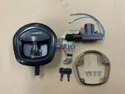 12V Powered Black Whale Tail Lock Latch Compression Lock Trailer Ute Toolbox