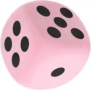 JOINPAYA 's Dice Foam Dice Foams Large Dice Foams Dice for Raffles Dice for Classroom Big Foams Dice Big Dice Jumbo Dice for Activities Game Dices Tool Extra Large Dice Eva Pink