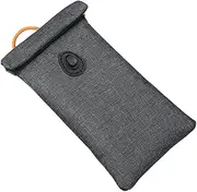 FJMQHU Faraday Bag Anti Theft Anti Tracking Multiuse Signal Blocking Bag Signal Shielding Bag for Phone Credit Card Men Women, Gray