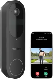 REOLINK Battery Doorbell Camera, 2K Security Video Doorbell Camera, 150°x150°...