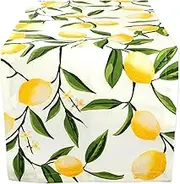 DII Lemon Bliss Tabletop Collection, Table Runner, 14x108