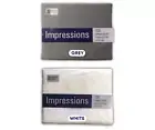 DOUBLE Fitted Sheet 100% Cotton 700TC Impressions