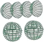 PRETYZOOM 4Pcs DIY Artificial Balls Support Cages Flower Arrangement Shelf Easy to Assemble Decorative Topiary Frame for Home Wedding Decor