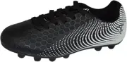 Vizari Stealth Youth Soccer Cleats - Black/White, Size 10 Toddler